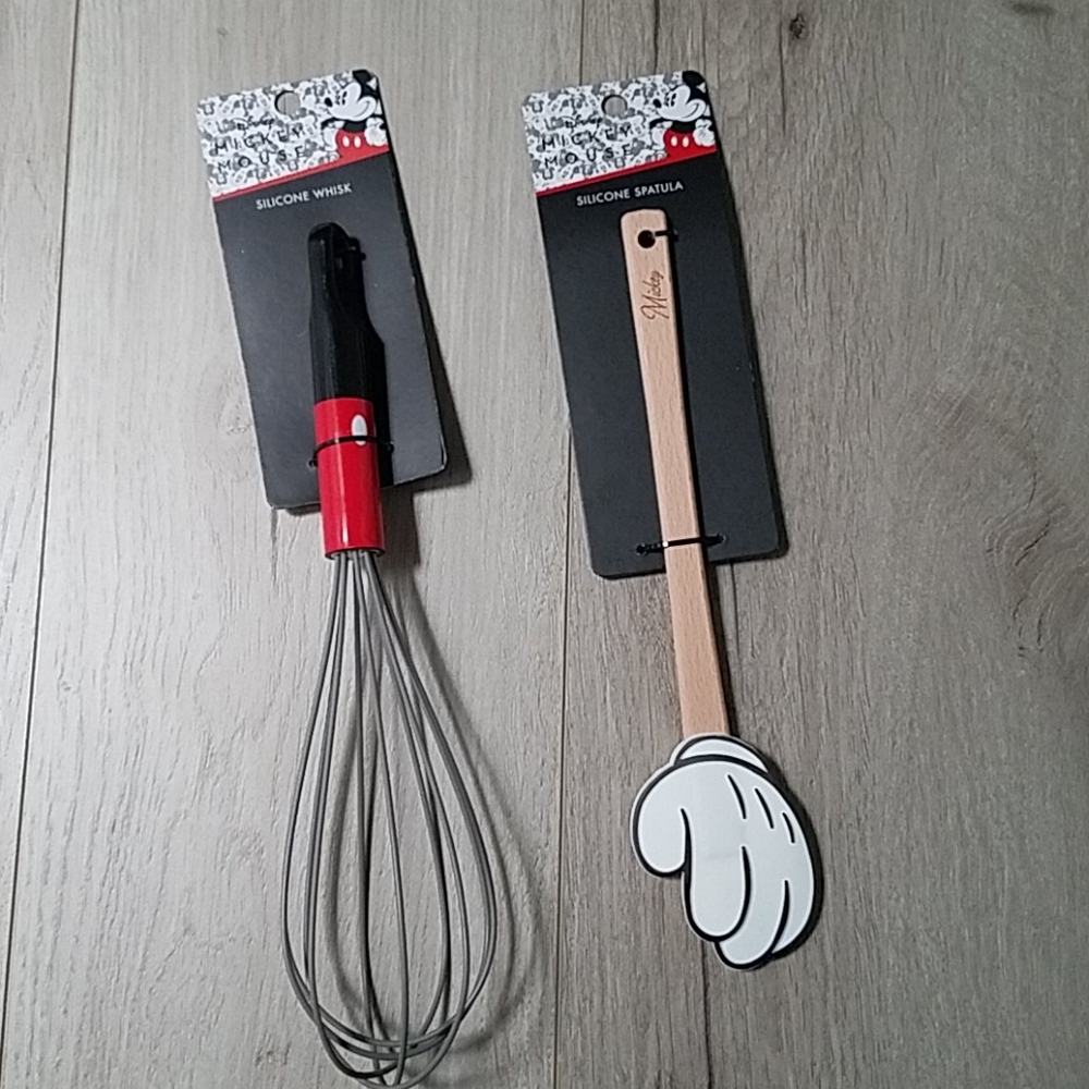 Disney Mickey Mouse Silicone Whisk and Spatula Set